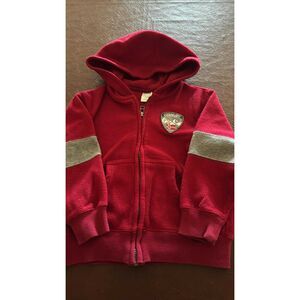 Gymboree  Kids Fleece jacket XS 3-4  Red  Chalet 78